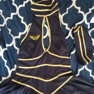 Toxic Flight attendant costume